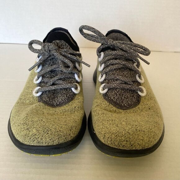 Allbirds Sneakers Mizzle Womens 8.5 Yellow Gray Lace-Up Sustainable Gym Shoes - Picture 1 of 11